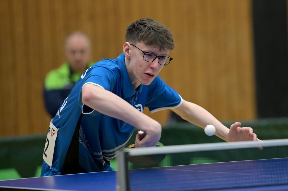 DTTB TOP 12 Jugend 15 und Jugend 19 
am 11.02.2023 in der Kreissporthalle Neudorf in Neudorf

Foto: Jörg Fuhrmann