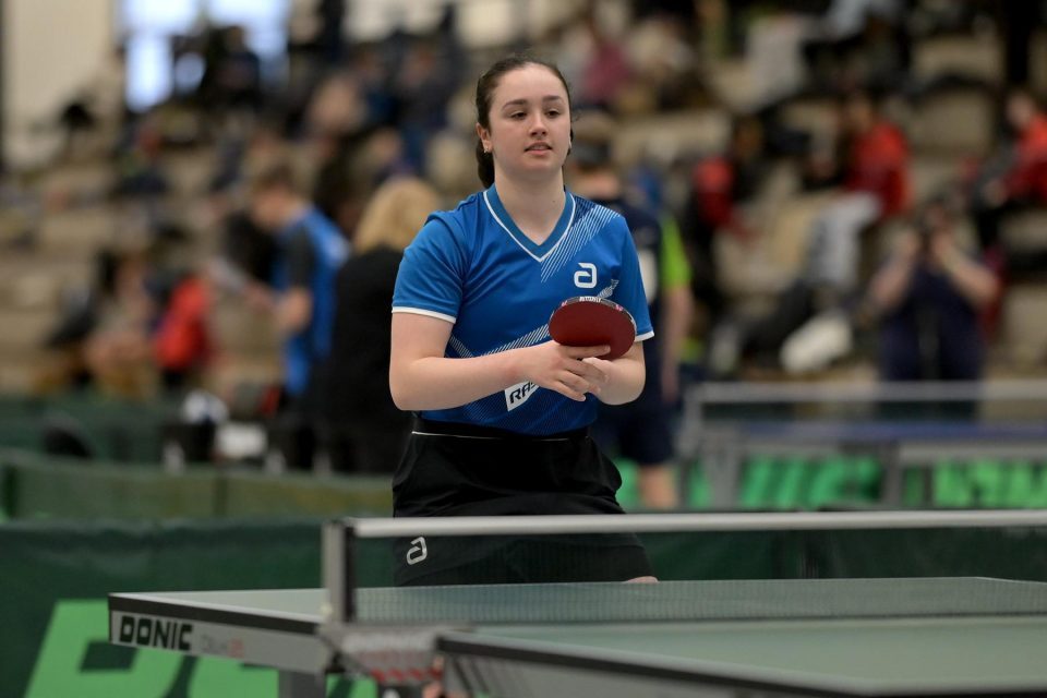 DTTB TOP 12 Jugend 15 und Jugend 19 
am 12.02.2023 in der Kreissporthalle Neudorf in Neudorf

Foto: Jörg Fuhrmann