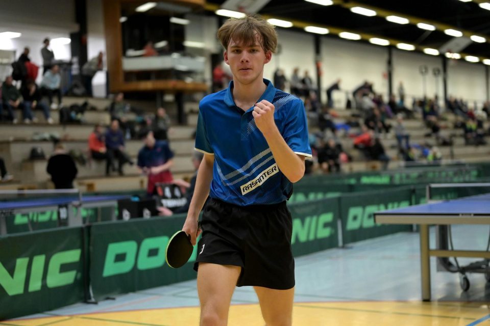 DTTB TOP 12 Jugend 15 und Jugend 19 
am 12.02.2023 in der Kreissporthalle Neudorf in Neudorf

Foto: Jörg Fuhrmann