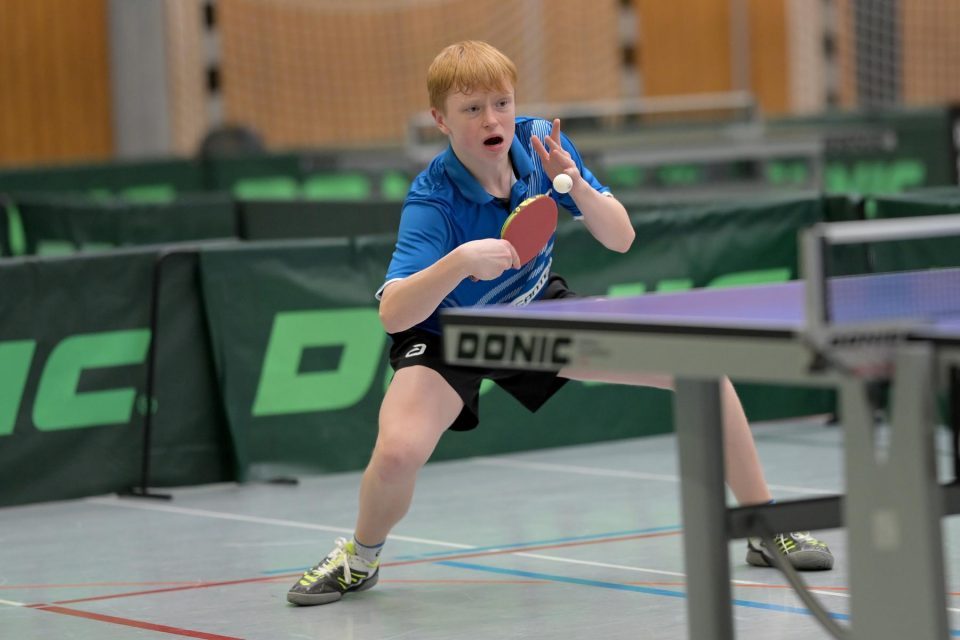 DTTB TOP 12 Jugend 15 und Jugend 19 
am 12.02.2023 in der Kreissporthalle Neudorf in Neudorf

Foto: Jörg Fuhrmann