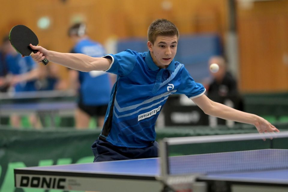 DTTB TOP 12 Jugend 15 und Jugend 19 
am 12.02.2023 in der Kreissporthalle Neudorf in Neudorf

Foto: Jörg Fuhrmann