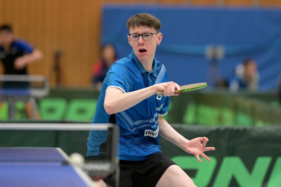 DTTB TOP 12 Jugend 15 und Jugend 19 
am 12.02.2023 in der Kreissporthalle Neudorf in Neudorf

Foto: Jörg Fuhrmann