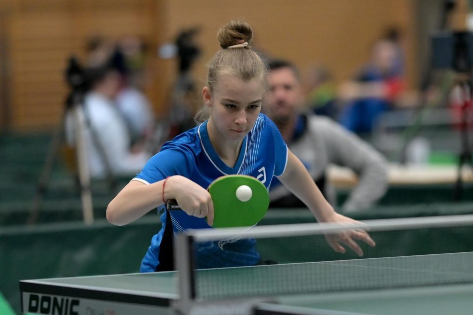 Tischtennis Nationale Deutsche Meisterschaften Jugend 15 am 11.03.2023 in der Kochenwaldhalle in Bad Friedrichshall




Foto: Jörg Fuhrmann