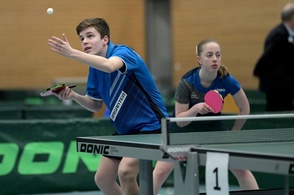 Tischtennis Nationale Deutsche Meisterschaften Jugend 15 am 11.03.2023 in der Kochenwaldhalle in Bad Friedrichshall




Foto: Jörg Fuhrmann