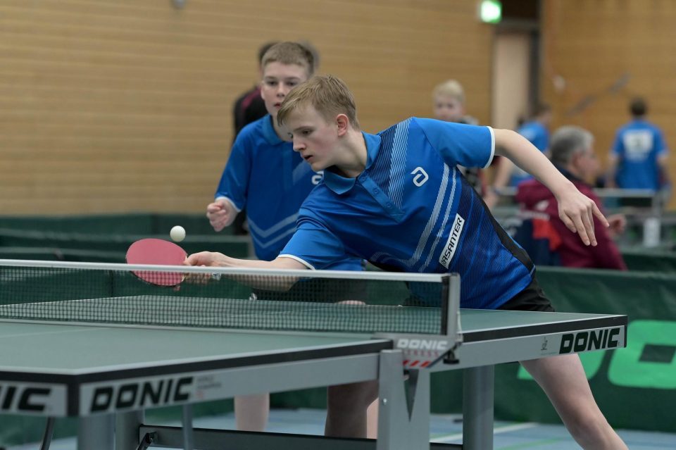 Tischtennis Nationale Deutsche Meisterschaften Jugend 15 am 12.03.2023 in der Kochenwaldhalle in Bad Friedrichshall




Foto: Jörg Fuhrmann