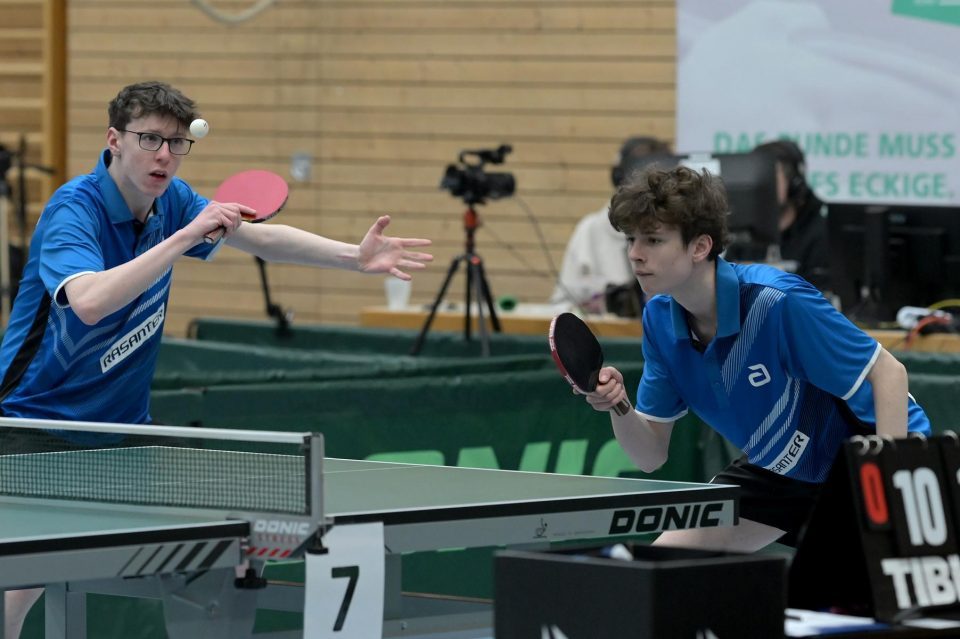 Tischtennis Nationale Deutsche Meisterschaften Jugend 15 am 12.03.2023 in der Kochenwaldhalle in Bad Friedrichshall




Foto: Jörg Fuhrmann