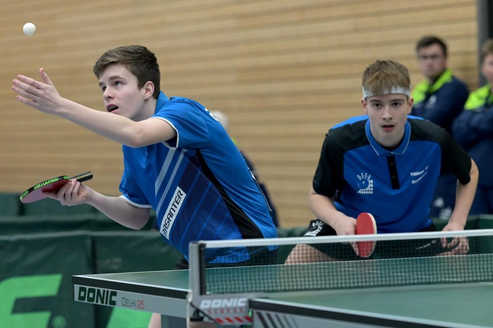 Tischtennis Nationale Deutsche Meisterschaften Jugend 15 am 12.03.2023 in der Kochenwaldhalle in Bad Friedrichshall




Foto: Jörg Fuhrmann