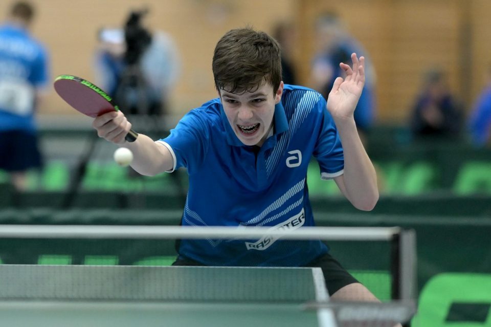 Tischtennis Nationale Deutsche Meisterschaften Jugend 15 am 12.03.2023 in der Kochenwaldhalle in Bad Friedrichshall




Foto: Jörg Fuhrmann