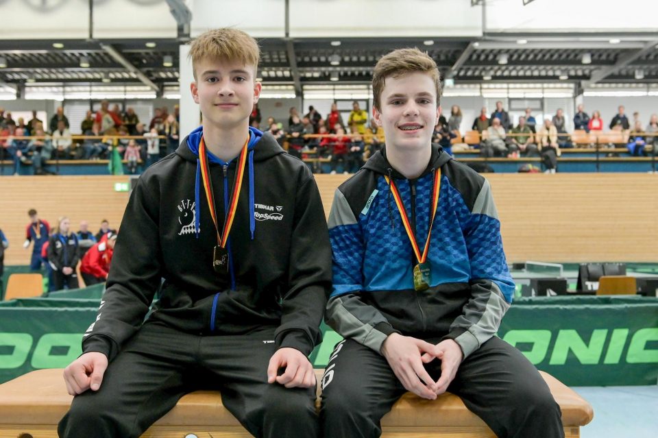 Tischtennis Nationale Deutsche Meisterschaften Jugend 15 am 12.03.2023 in der Kochenwaldhalle in Bad Friedrichshall




Foto: Jörg Fuhrmann