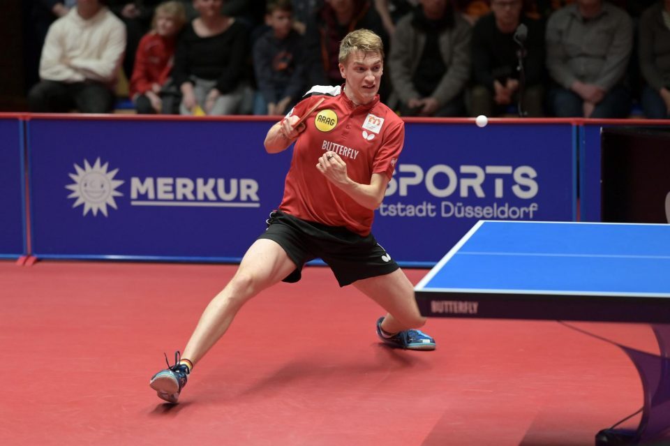 TTCL Finale - Rückspiel Borussia Düsseldorf -  1. FC Saarbrücken TT am 03.04.2023 im ARAG CenterCourt in DüsseldorfFoto: Jörg Fuhrmann