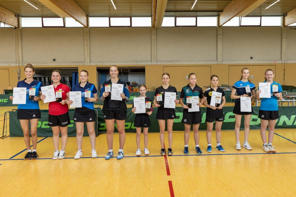 Siegerehrung Mädchen 19