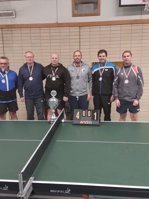 v.l. Kupiedo, Mielke P., Mielke R. (alle Gohfeld) Rischmüller (Als Vertretung für Schlom) Heinze , Lenz (alle Hillegossen)