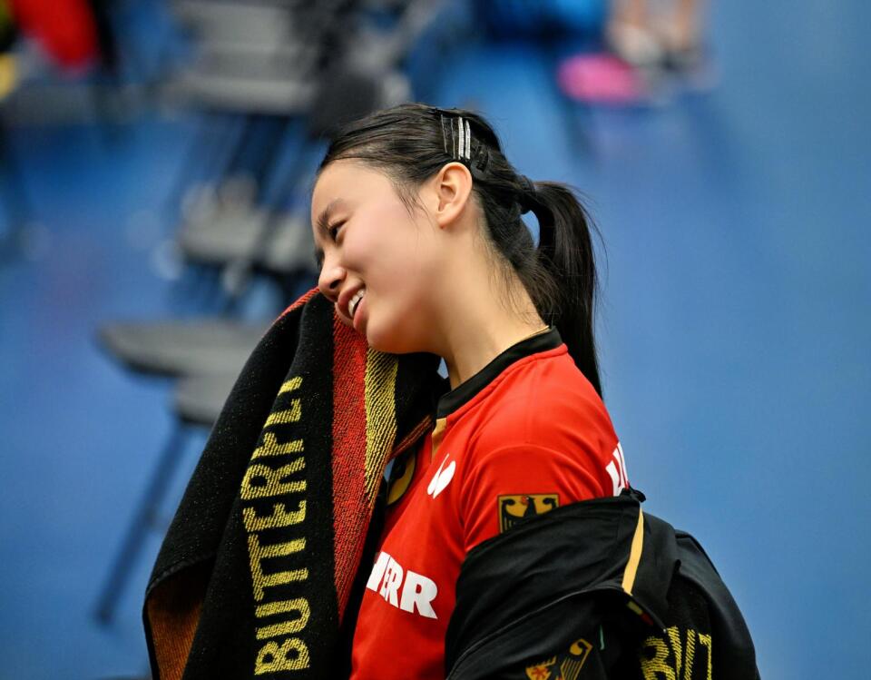 European Table Tennis Championships U13 in Kosta, Sweden, Craft Arena - 24 September 2025: LI_Emma-Germany-EC2025_U13-0820